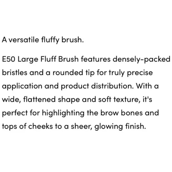 Sigma E50 Large Facial Brush Highlighting Fluff Brush NIB - Picture 2 of 3
